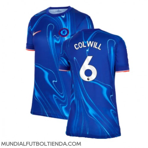 Camiseta Chelsea Levi Colwill #6 Primera Equipación Replica 2024-25 para mujer mangas cortas